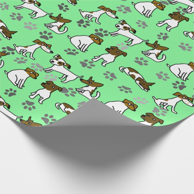 Papel de embrulho Jack Russell (Ponta)