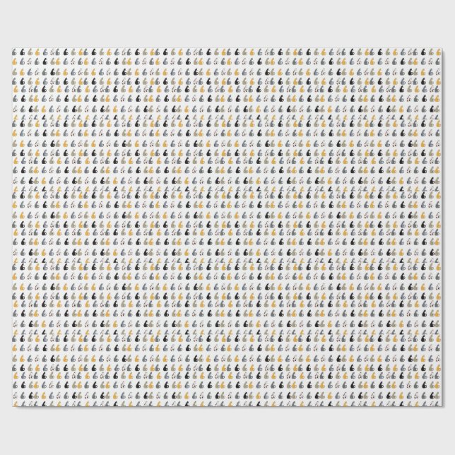 Papel de embrulho Kitty Cats (Aberto)