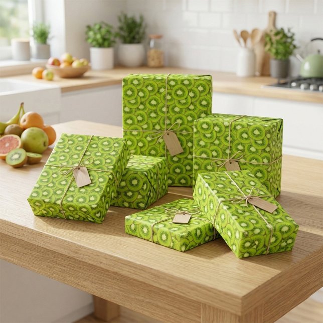 Papel de Embrulho Kiwi Burst (Criador carregado)