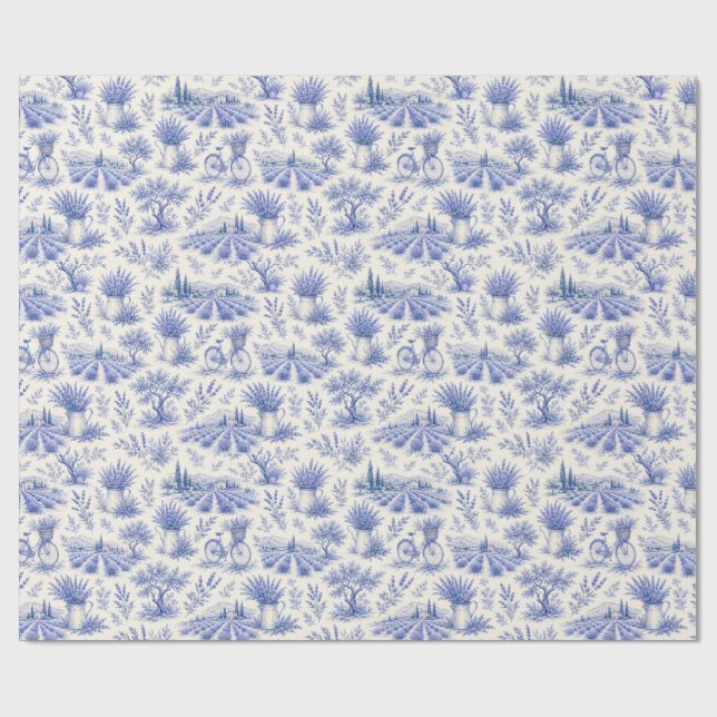 papel de embrulho lavanda vintage (Aberto)