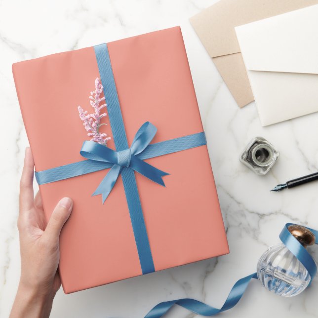 Papel de embrulho Light Salmon mais vendido (Presentear)