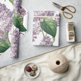 Papel de embrulho lilás elegante