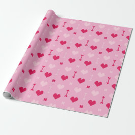 Papel de Embrulho Love Arrows & Blossoms