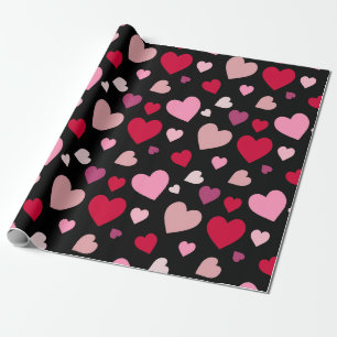 Papel de embrulho Love Hearts presente do Dia dos