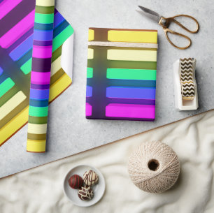 Papel de embrulho - Luzes Neon LGBT