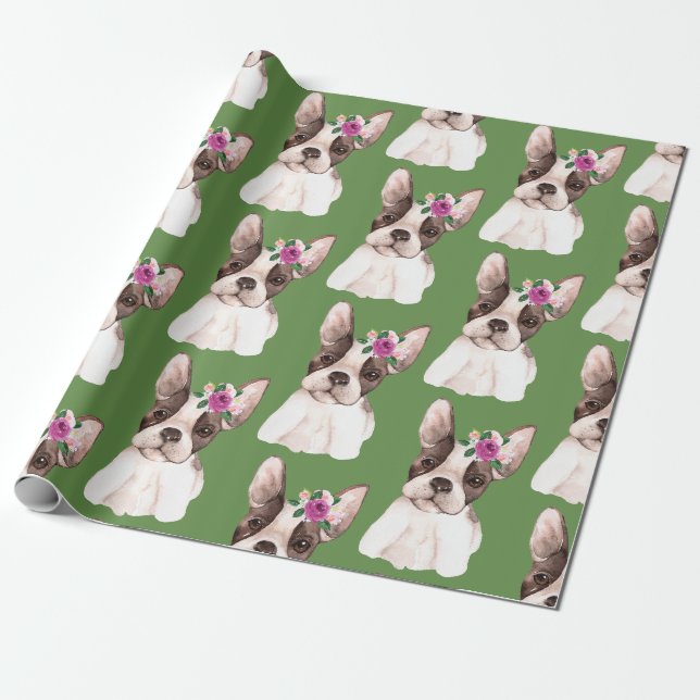 Papel de embrulho Marisol o Bulldog Francês (Desenrolado)