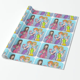 Papel de embrulho Martini Divas