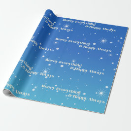 Papel de embrulho Merry Everything & Happy Always