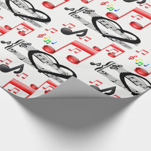 Papel de embrulho Música Rock