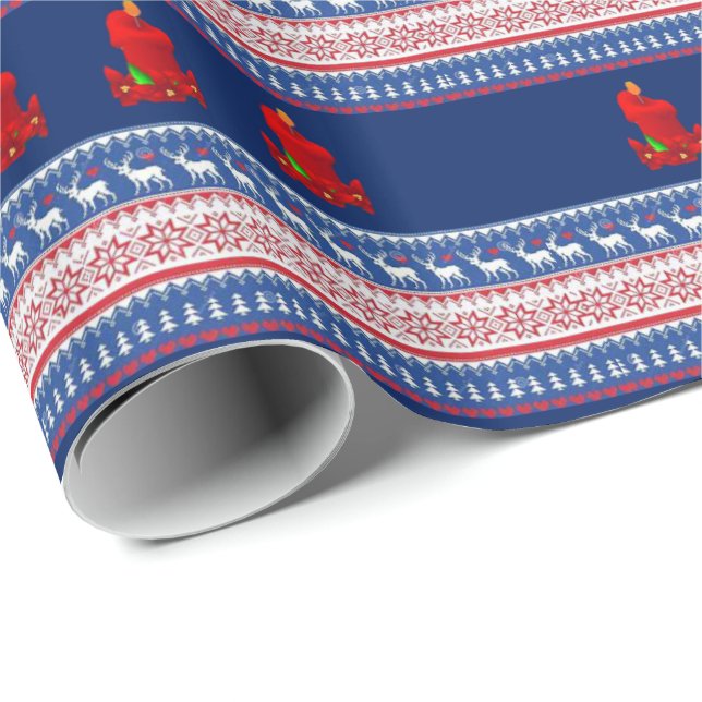 Papel de embrulho Natal (Ponta do rolo)