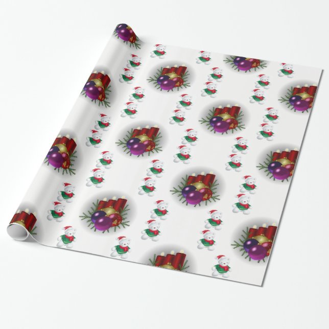 Papel de embrulho Natal (Desenrolado)