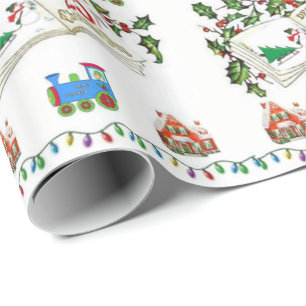 Papel de embrulho Natal