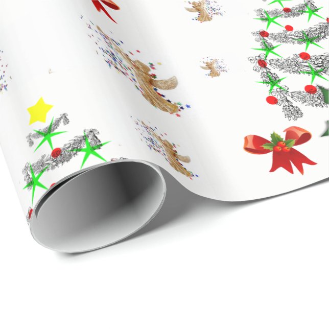 Papel de embrulho Natal (Ponta do rolo)