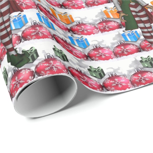 Papel de embrulho Natal (Ponta do rolo)