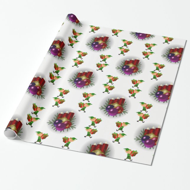 Papel de embrulho Natal (Desenrolado)