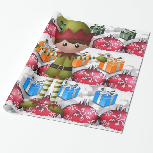 Papel de embrulho Natal (Desenrolado)