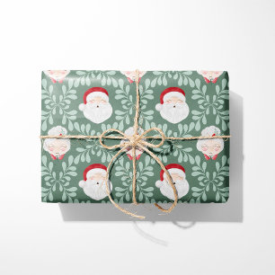 Papel de embrulho Natal Mr. & Mrs. Claus Sage
