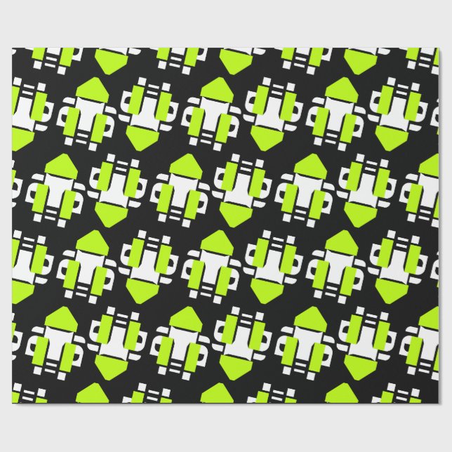 Papel de embrulho Neon Tóxico (Aberto)
