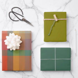 Papel de embrulho Orégano & Tomilho Conjunto de 3