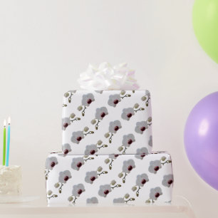 Papel de embrulho - Orquídea Branca Bipada por Ru