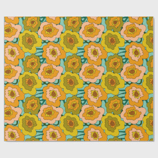 Papel de embrulho Papoulas Pastel