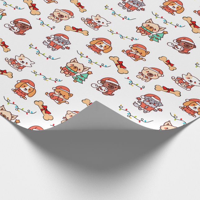Papel de embrulho para as mamas de Natal (Ponta)