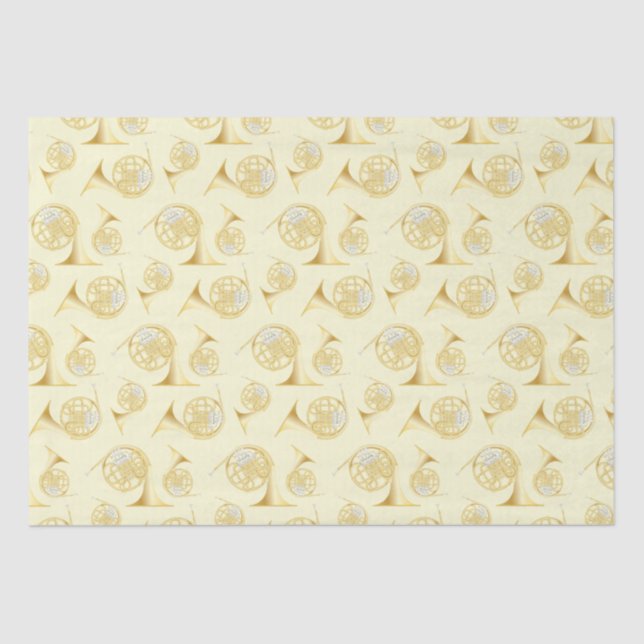 Papel de embrulho para Bandas de músicos do Corno  (Frente )