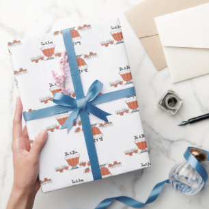Papel de embrulho para casamento Crystal Punch Bow