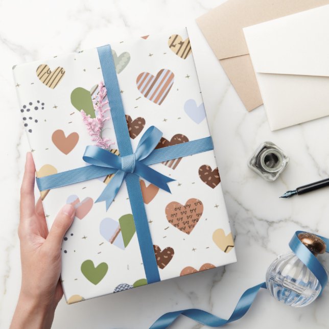Papel de embrulho para chá de lingerie para dama e (Presentear)