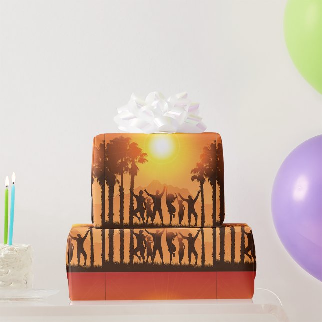 Papel de embrulho para dança de festas de verão (Criador carregado)