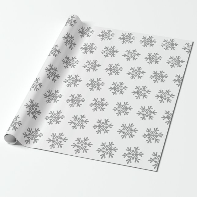 Papel de embrulho para flocos de neve de inverno d (Desenrolado)