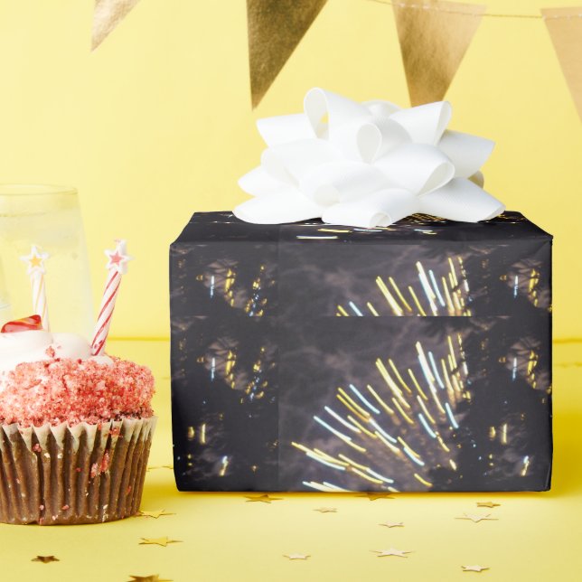 Papel de embrulho para mate Fireworks 6 (Festa de aniversário)