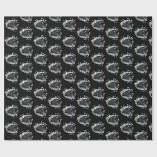Papel de embrulho para o feriado Snowflake Sheep L