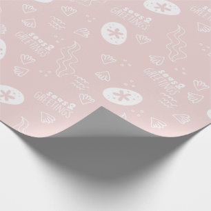 Papel de embrulho para o Mar Rosa e Saudações