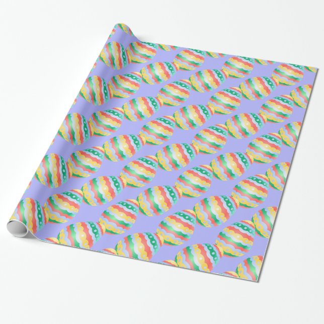 Papel de embrulho para ovos em Páscoa Papel de Pás (Desenrolado)
