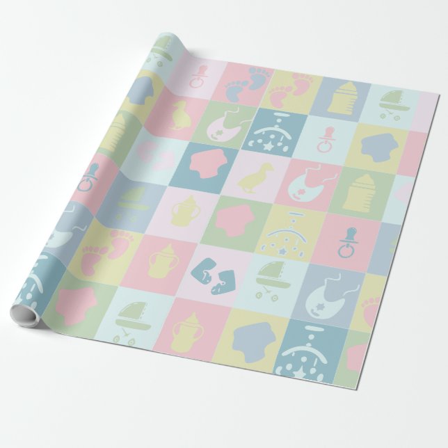 Papel de embrulho para presente de churrasco de be (Desenrolado)