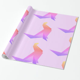 Papel de embrulho para presente de festa de foca
