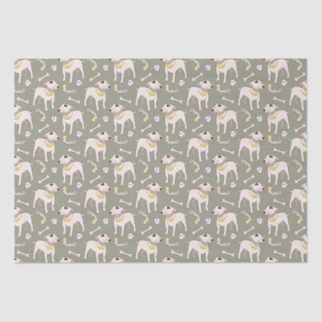 Papel de embrulho para presente do cachorro divert (Frente )