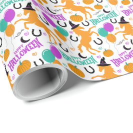 Papel de embrulho para presente no Halloween