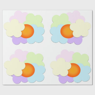 Papel de embrulho Pastel Sunrise