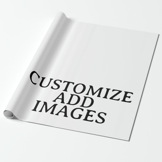 Papel de embrulho personalizado (Desenrolado)