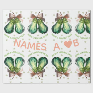 Papel de embrulho personalizado de cristal para o