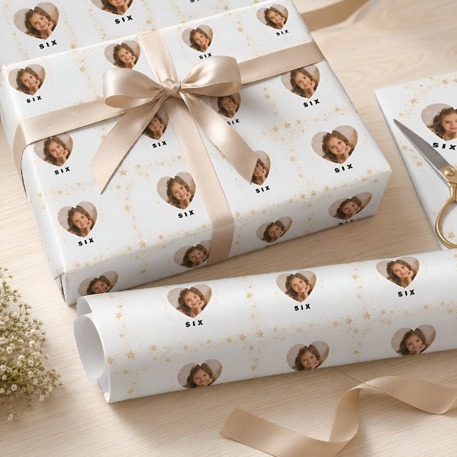 Papel de embrulho personalizado para aniversário d (Criador carregado)