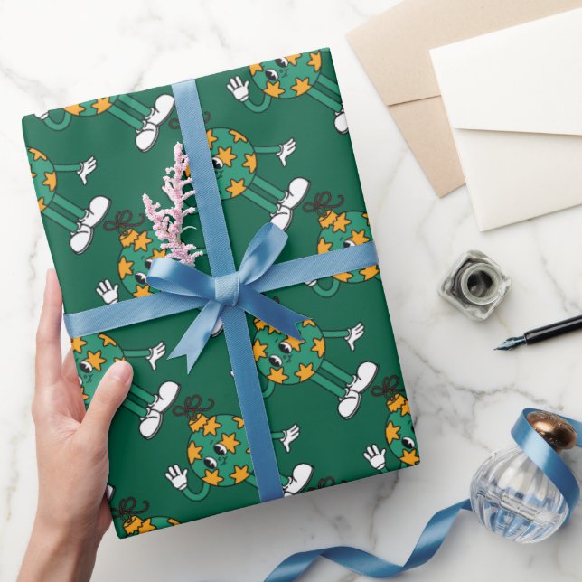 Papel de embrulho personalizado para datas festiva (Presentear)