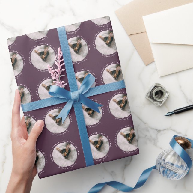 Papel de embrulho personalizado para datas festiva (Presentear)