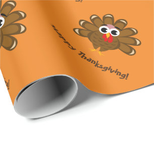 Papel de embrulho personalizado para o Dia de Ação