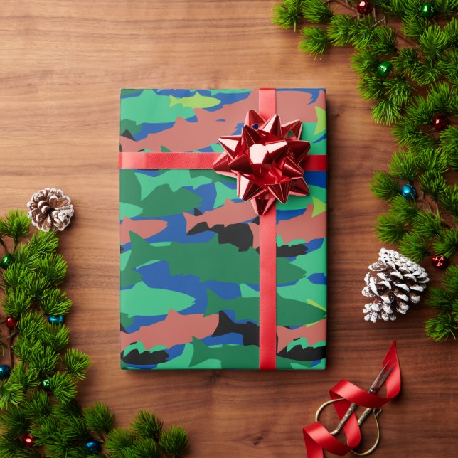 Papel de embrulho Personalizar CORES Escola de Tru (Presente de Natal)