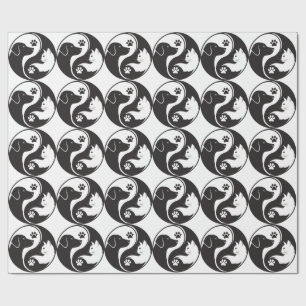 Papel de Embrulho Pet Harmony Padrão Yin Yang - Ga