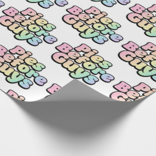 Papel de Embrulho Pies Before Guys