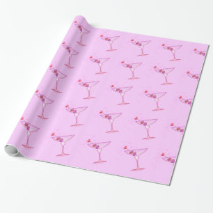 Papel de embrulho Pink Martini